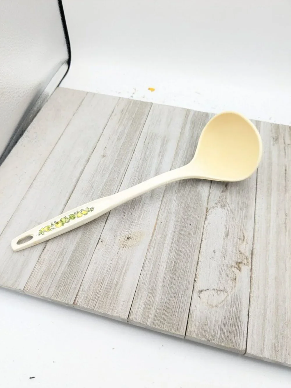 Vintage Foley White Nylon Plastic Ladle Dipper Spoon 11 1/2